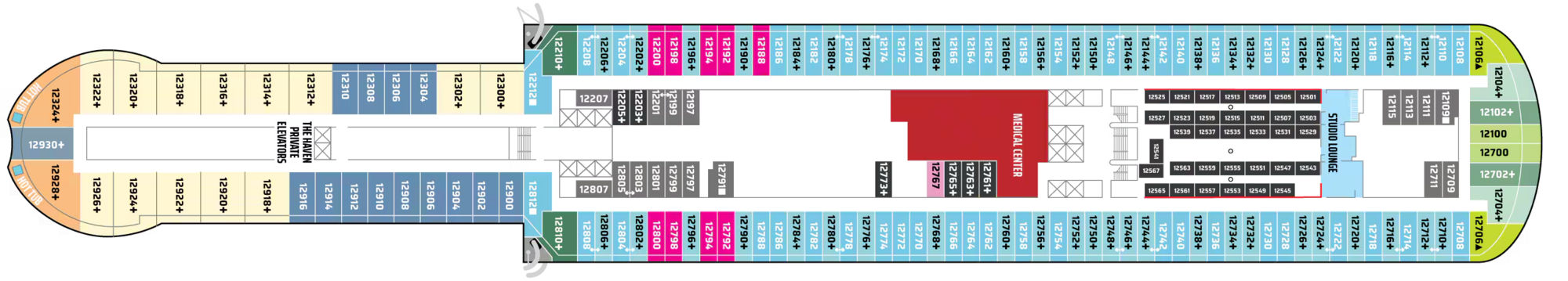 Deck 12 plan